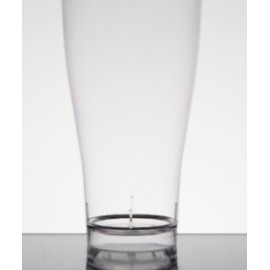 Vaso Cervecero Reusable Clear Plastic Pilsner 14 Oz (Caja De 60 Piezas)