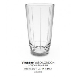 Vaso London 360Ml / 12.2 Oz, Caja 24 Pzs